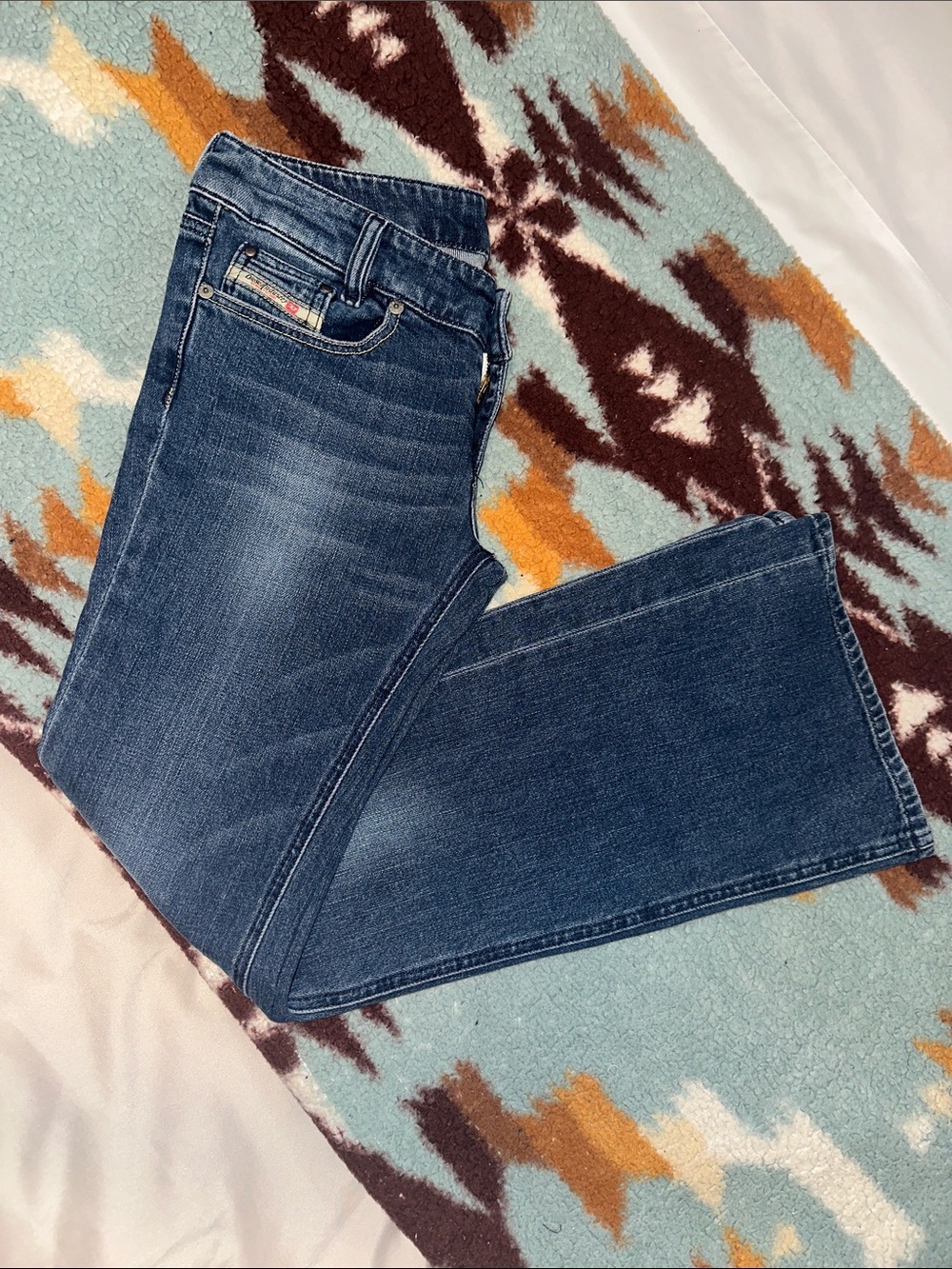 Y2K VINTAGE DIESEL WOMENS LOUVELY JEANS SIZE 29X 30 excellent condition!